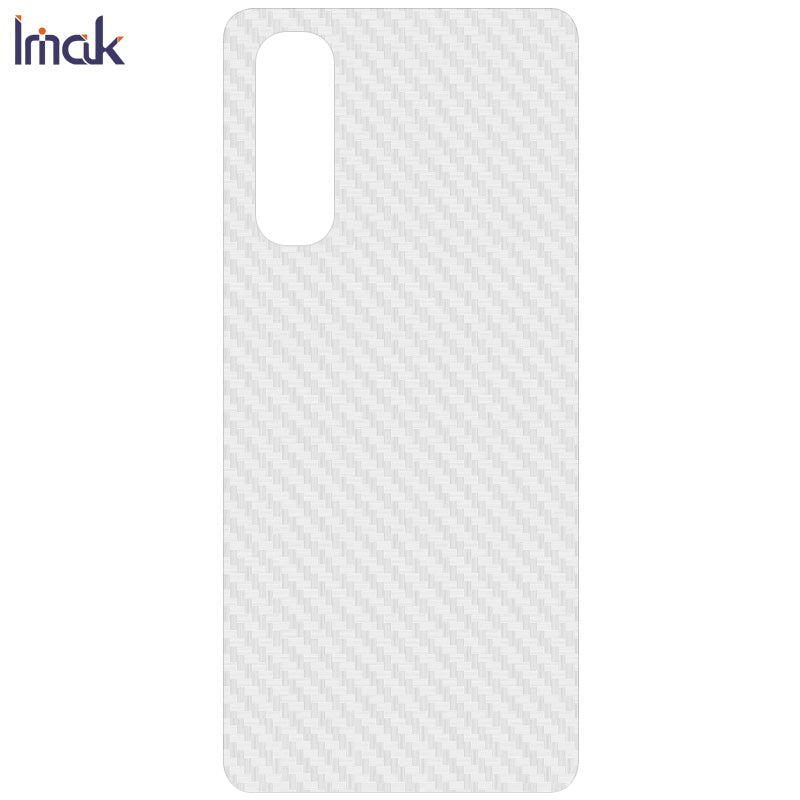 Ochranná fólie na zádech telefonu IMAK pro Oppo Reno3 Pro 5G s texturou uhlíkových vláken proti poškrábání Ochranná fólie na zádech telefonu IMAK pro Oppo Reno3 Pro 5G s texturou uhlíkových vláken proti poškrábání